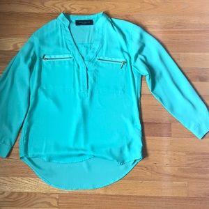 Turquoise top